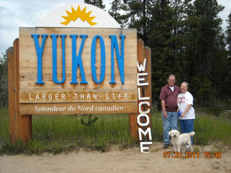 Irv & Dorothy in the Yukon